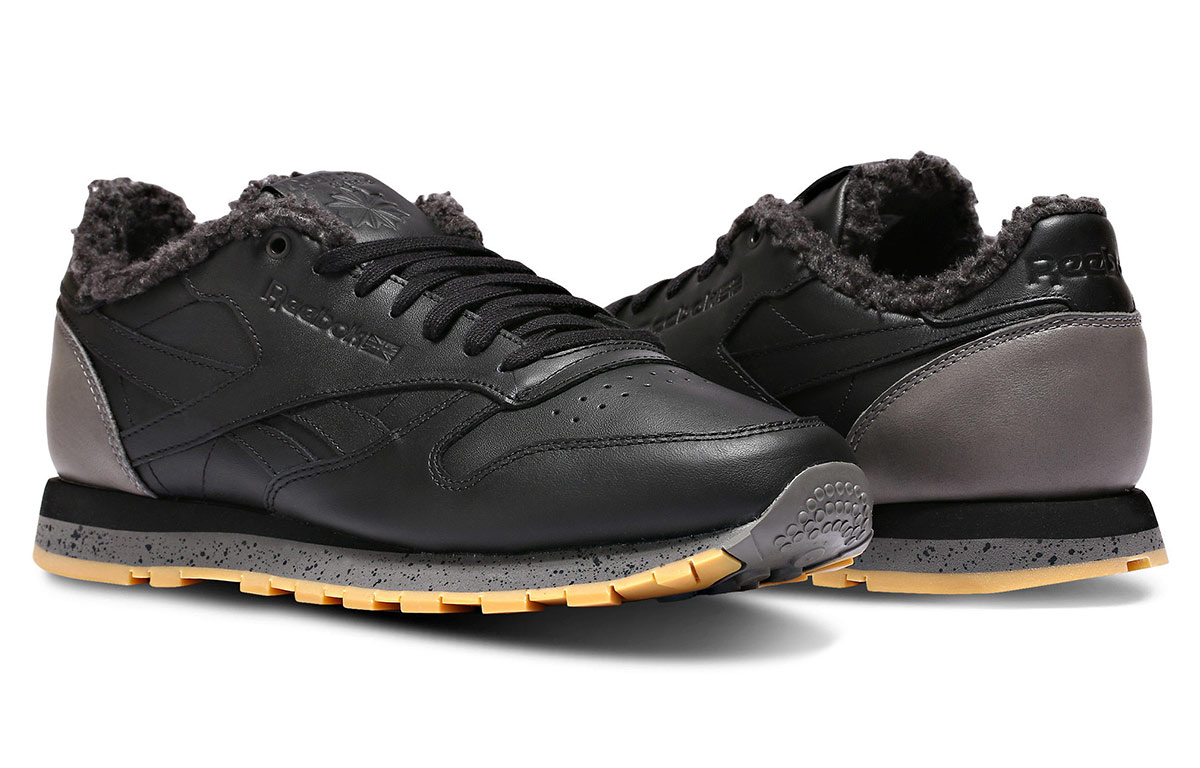 Reebok Classic Leather Low Sherpa SPP 'Black Gray' 圖 3