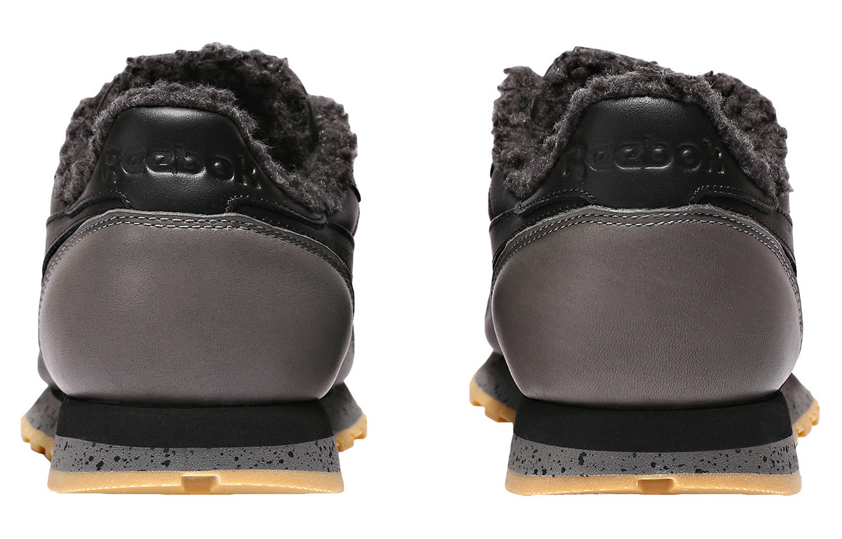 Reebok Classic Leather Low Sherpa SPP 'Black Gray' 圖 4