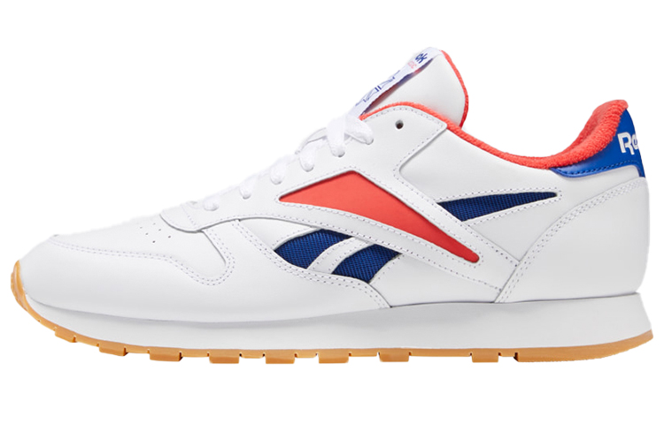 Buy Reebok Classic Leather Mark Sepatu Putih/Biru/Merah EF7846