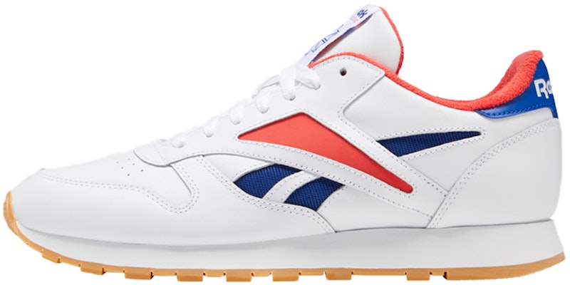 Reebok Classic Leather Mark Sepatu Putih/Biru/Merah EF7846 Buy Reebok Classic Leather Mark Sepatu Putih/Biru/Merah EF7846