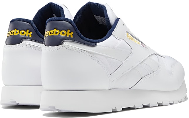 Reebok Classic Leather Low 'White Yellow' DV9589 Shop Reebok Classic Leather Low 'White Yellow' DV9589