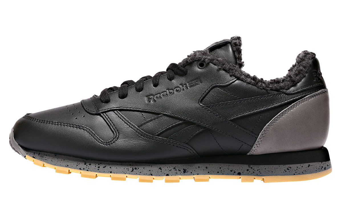 Reebok Classic Leather Low Sherpa SPP 'Black Gray' CN1817