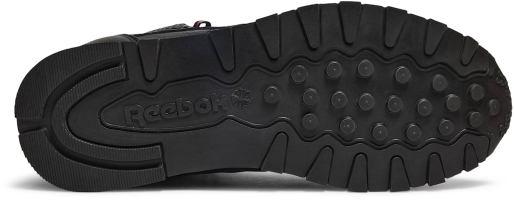 Reebok Classic Leather Mid 'Black' BS6363 Shop Reebok Classic Leather Mid 'Black' BS6363