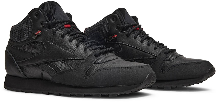 Reebok Classic Leather Mid 'Black' BS6363 Cheap Reebok Classic Leather Mid 'Black' BS6363