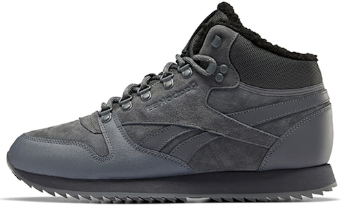 Reebok Classic Leather Mid 'Hitam Kelabu Fleece' FU9128 Buy Reebok Classic Leather Mid 'Hitam Kelabu Fleece' FU9128