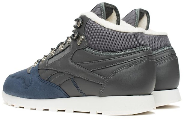 Reebok Classic Leather Mid 'Retro Grey Blue' V67030 Shop Reebok Classic Leather Mid 'Retro Grey Blue' V67030