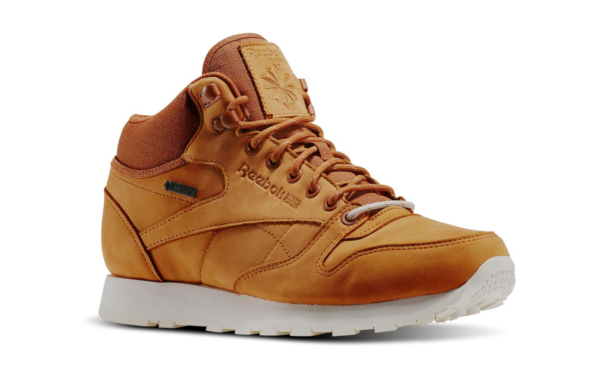 Lookbook Reebok Classic Leather Mid Goretex 'Coklat' AQ9851