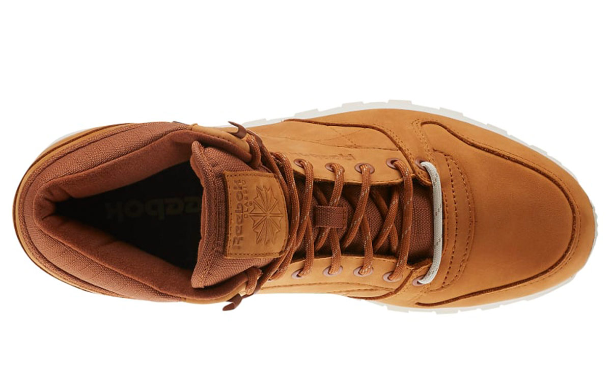 Shop Reebok Classic Leather Mid Goretex 'Coklat' AQ9851