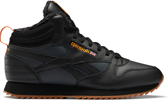 Reebok Classic Leather Mid Ripple ''Schwarz'' FV9309 Order Reebok Classic Leather Mid Ripple ''Schwarz'' FV9309