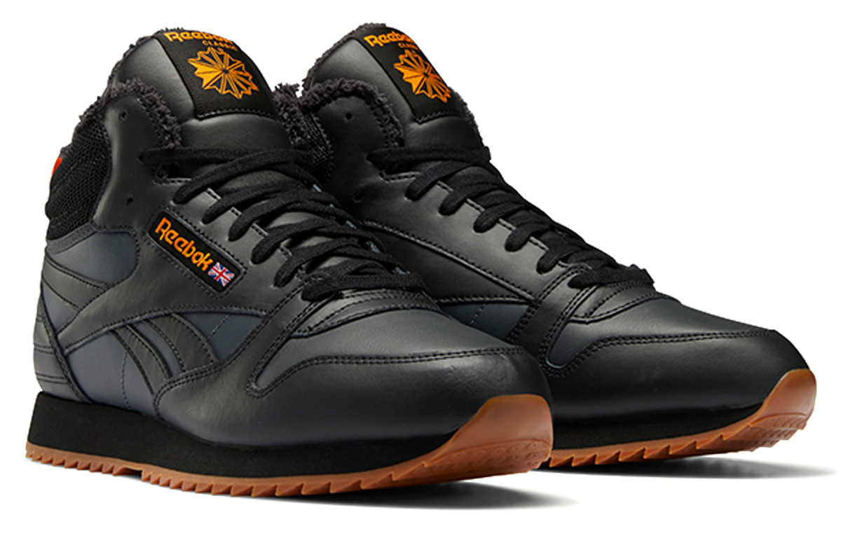 Lookbook Reebok Classic Leather Mid Ripple ''Schwarz'' FV9309