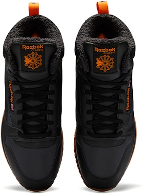 Reebok Classic Leather Mid Ripple 'Black' FV9309 Shop Reebok Classic Leather Mid Ripple 'Black' FV9309