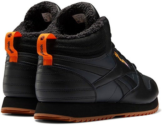 Reebok Classic Leather Mid Ripple 'Black' FV9309 Purchase Reebok Classic Leather Mid Ripple 'Black' FV9309
