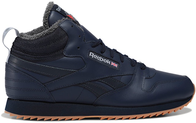 Reebok Classic Leather Mid Ripple 'Dark Blue' FZ1200 Order Reebok Classic Leather Mid Ripple 'Dark Blue' FZ1200