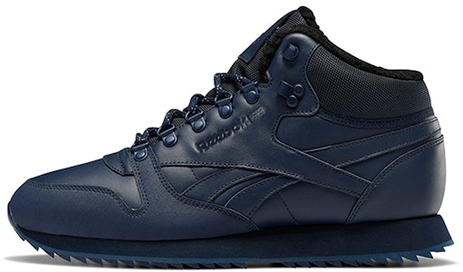 Reebok Classic Leather Mid Ripple 'Bulu Biru Tua' FU9130 Buy Reebok Classic Leather Mid Ripple 'Bulu Biru Tua' FU9130