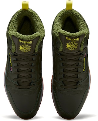 Reebok Classic Leather Mid Ripple 'Green Runner' FV9308 Shop Reebok Classic Leather Mid Ripple 'Green Runner' FV9308