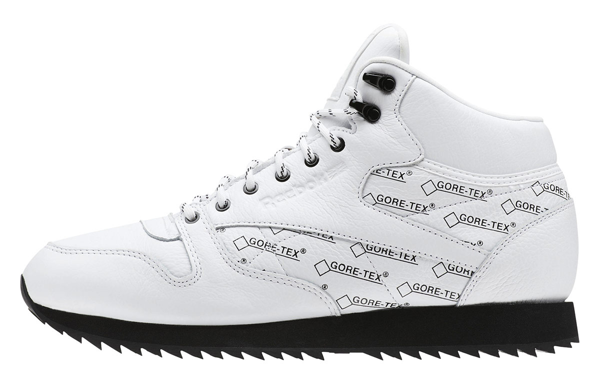 Reebok Classic Leather Mid Ripple Gtx Running Shoes White CN3950