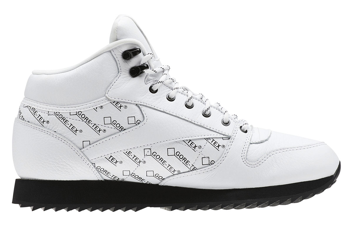 Reebok Classic Leather Mid Ripple Gtx Running Shoes White 圖 2