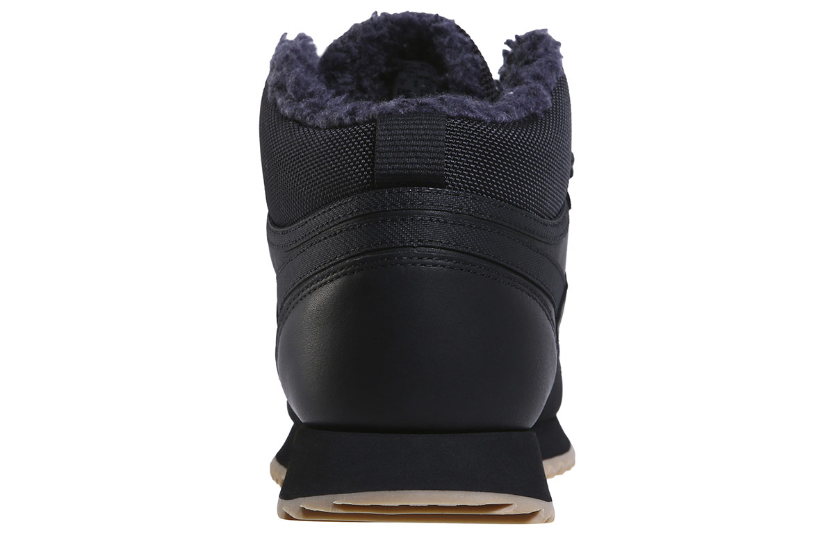 Reebok Cl Lthr Mid Ripple Mu Black Fleece Lined Running Shoes 圖 4