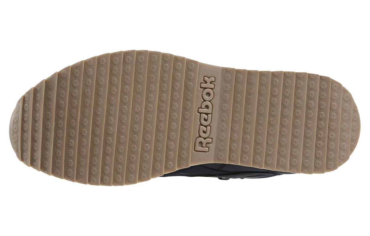 Reebok Cl Lthr Mid Ripple Mu Black Fleece Lined Running Shoes 圖 5