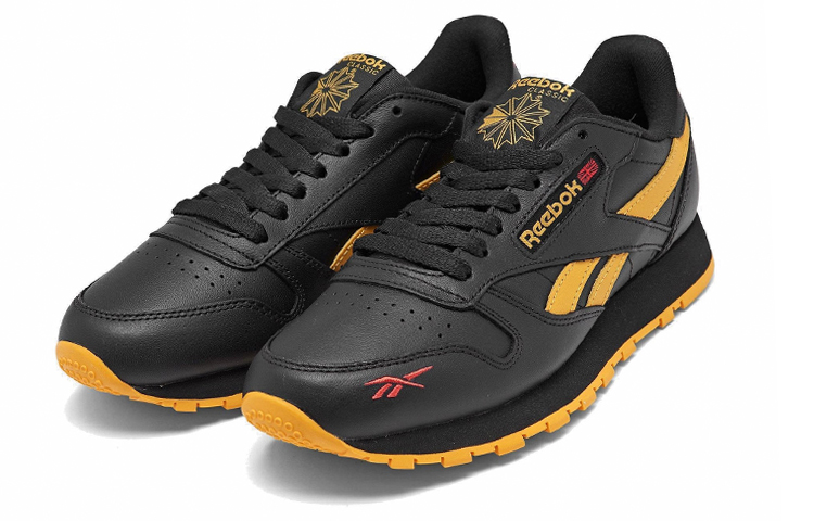 Order Reebok Classic Leather Mu 'Negro Amarillo' FW2266