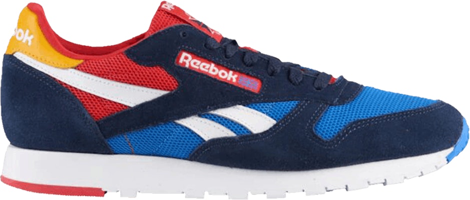 Reebok Classic Leather MU 'Collegiate Navy Red' - Biru Merah Kolej. DV7129 Buy Reebok Classic Leather MU 'Collegiate Navy Red' - Biru Merah Kolej. DV7129