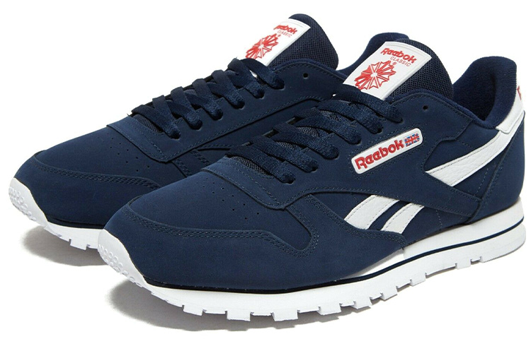 Lookbook Reebok Classic Leather MU 'Putih Biru' DV9754
