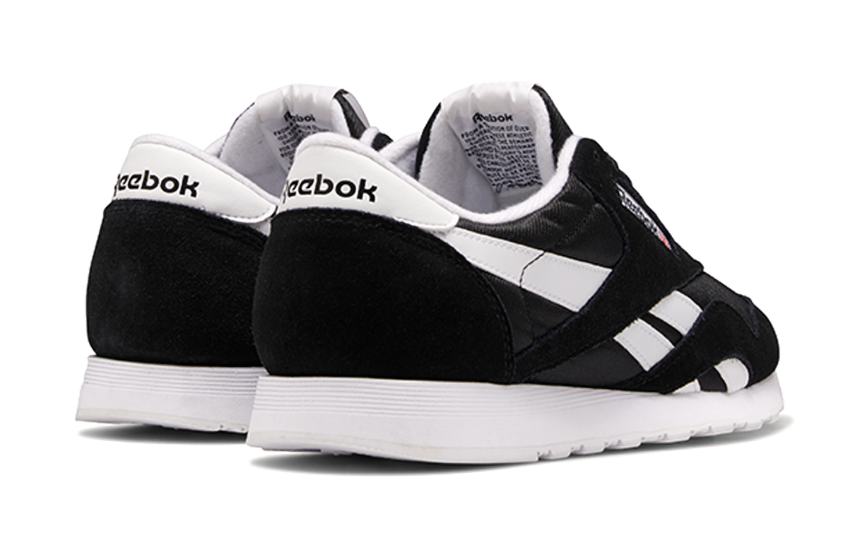 Purchase 리복 클래식 레더 나일론 '블랙 화이트' 6604