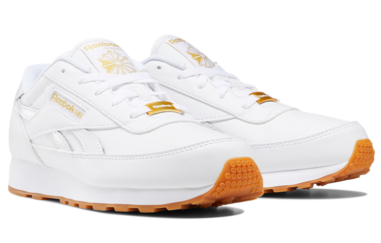Lookbook Reebok Kulit Klasik Renaissance Wide 'Putih Emas' CN5618