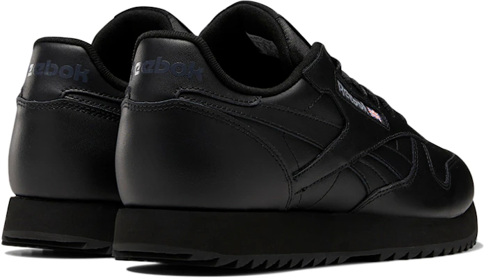 Reebok Classic Leather Ripple 'Midnight Black' DV8673 Shop Reebok Classic Leather Ripple 'Midnight Black' DV8673