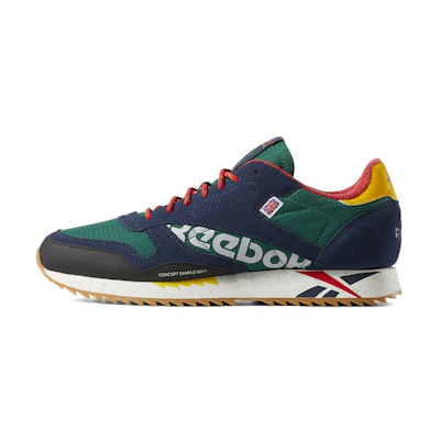 Reebok Classic Leather Ripple Altered 'Green Red'