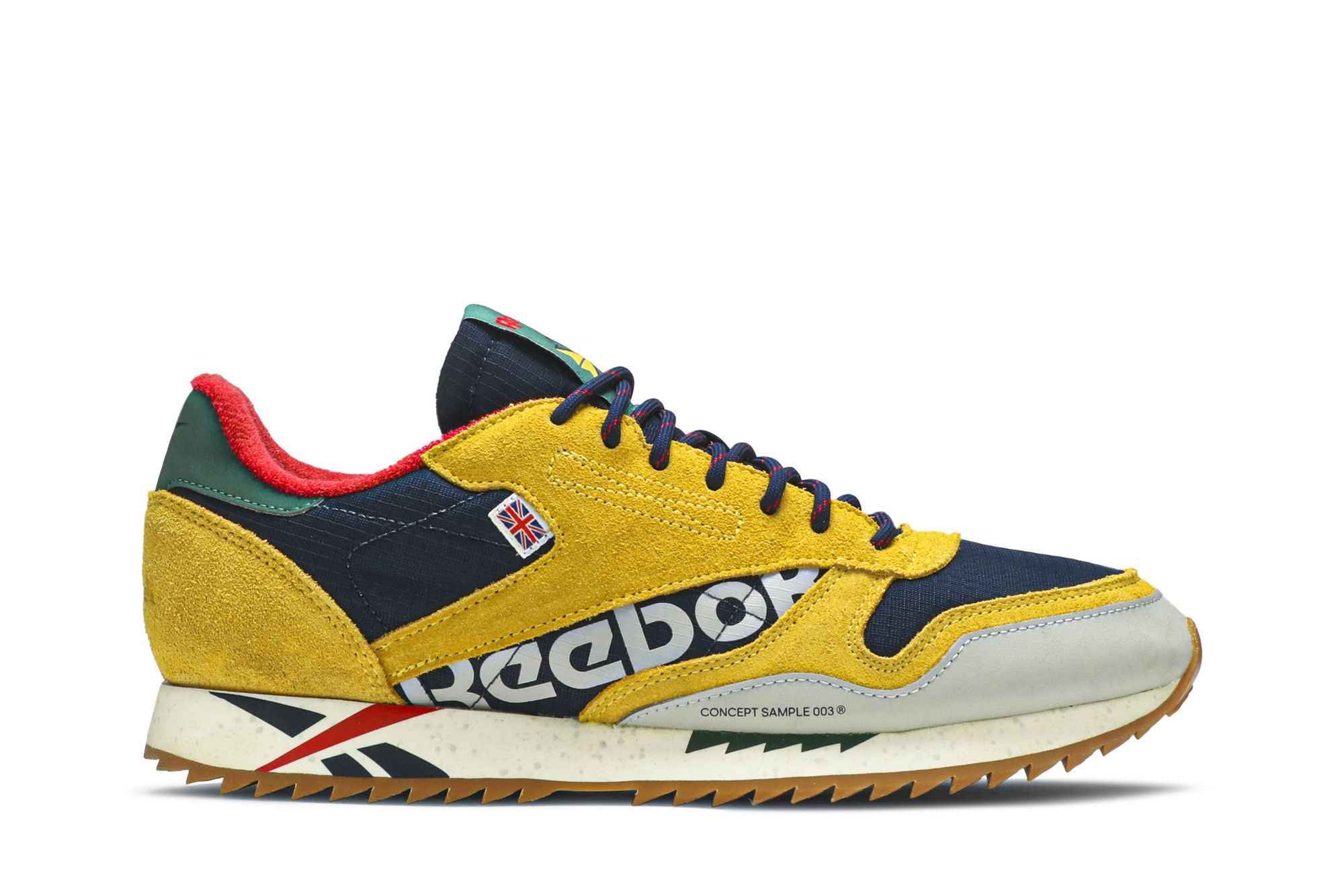 Reebok Classic Leather Ripple Altered 'Yellow Navy' DV7194