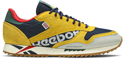 Reebok Classic Leather Ripple Altered 'Yellow Navy' DV7194 Reebok Classic Leather Ripple Altered 'Yellow Navy' DV7194