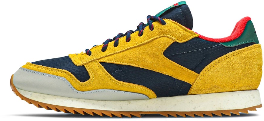 Reebok Classic Leather Ripple Altered 'Kuning Biru Tua' DV7194 Lookbook Reebok Classic Leather Ripple Altered 'Kuning Biru Tua' DV7194