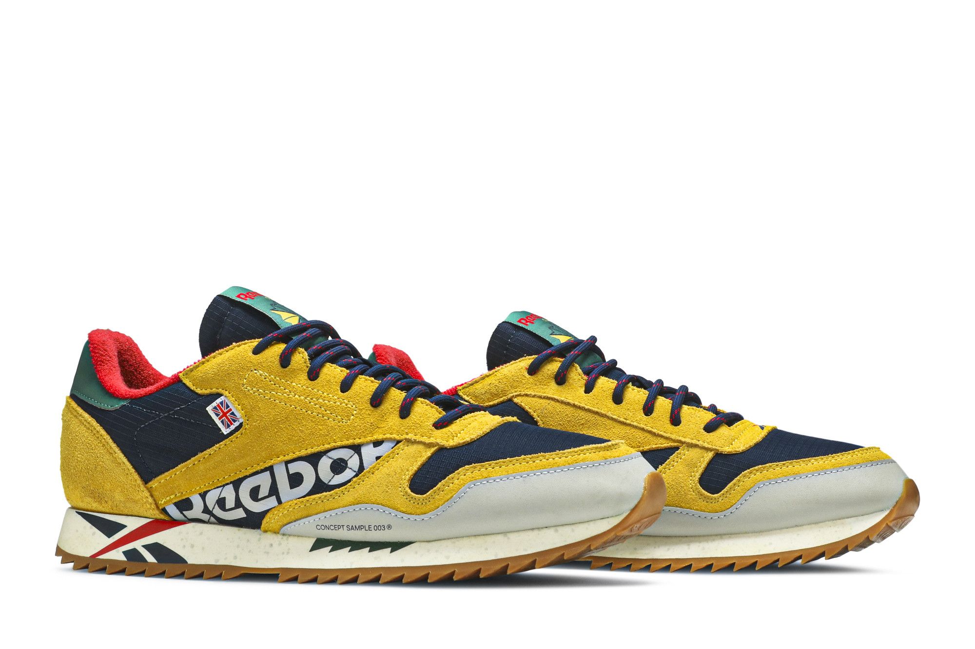 Cheap Reebok 經典皮革波紋改造版 '黃海軍藍' DV7194