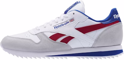 Reebok Classic Leather Ripple Low BP 'White Royal Red' AR2645 Reebok Classic Leather Ripple Low BP 'White Royal Red' AR2645