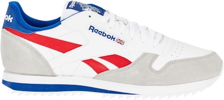 Reebok Classic Leather Ripple Low BP 'White Royal Red' AR2645 Reebok Classic Leather Ripple Low BP 'White Royal Red' AR2645