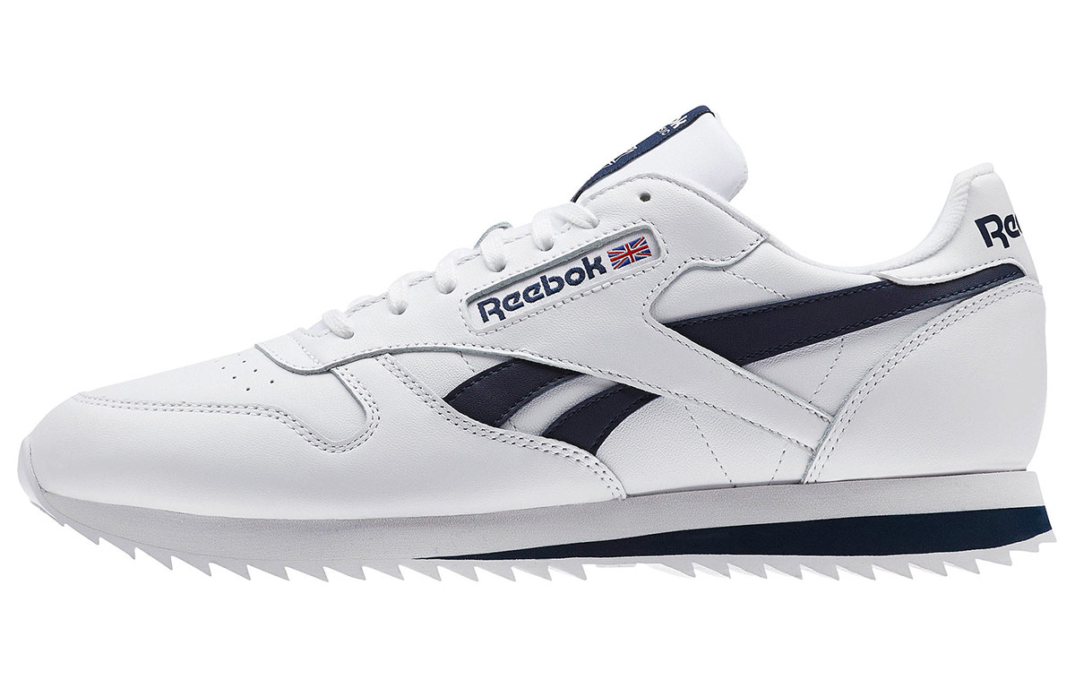 Reebok Classic Leather Ripple Low BP Running Shoes White BS8300