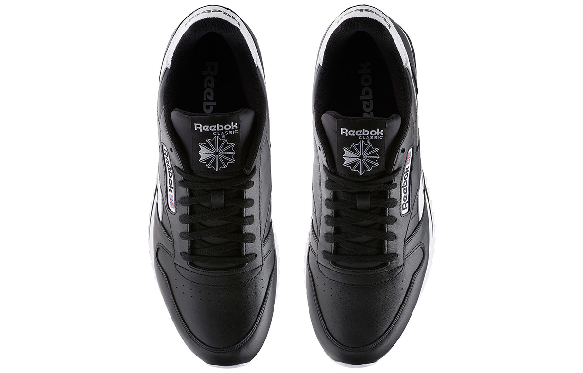 Shop Reebok Classic Leather Ripple Low BP Running Shoes Black BS8298