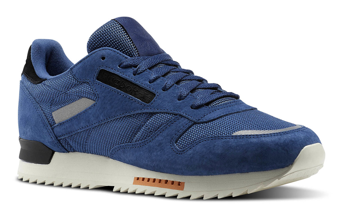 Lookbook Reebok Classic Leather Ripple Running Shoes 'Blue Sn' BS9794