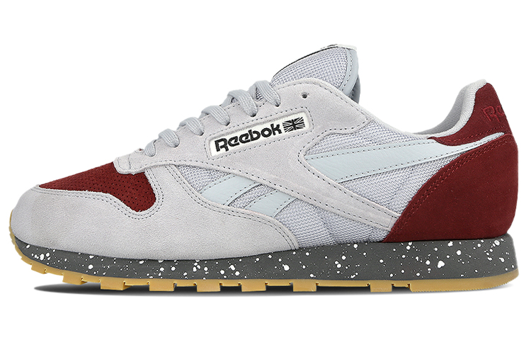 Buy Reebok 經典皮革SM舒適耐磨低筒跑步鞋 男款 深灰