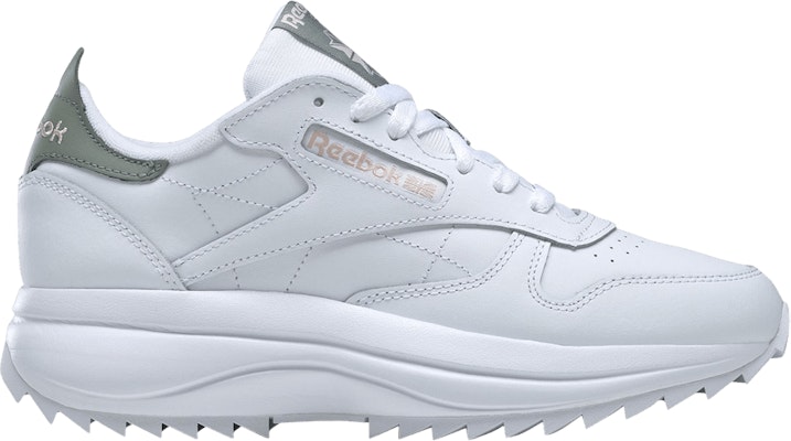 Reebok classic 2025 green white