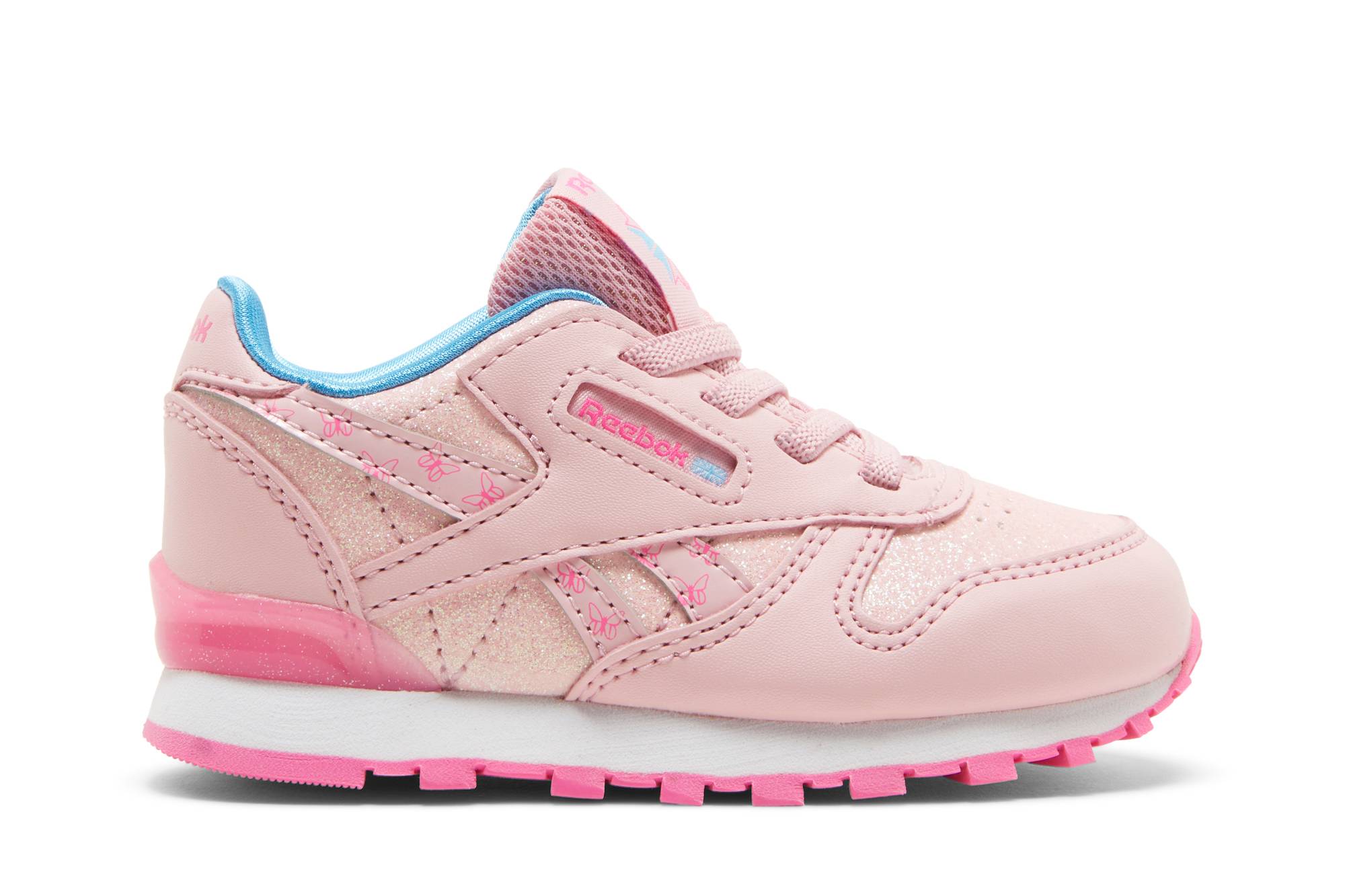 (Toddler) Reebok Classic Leather Step 'n' Flash 'Butterfly Glitter' HR0656