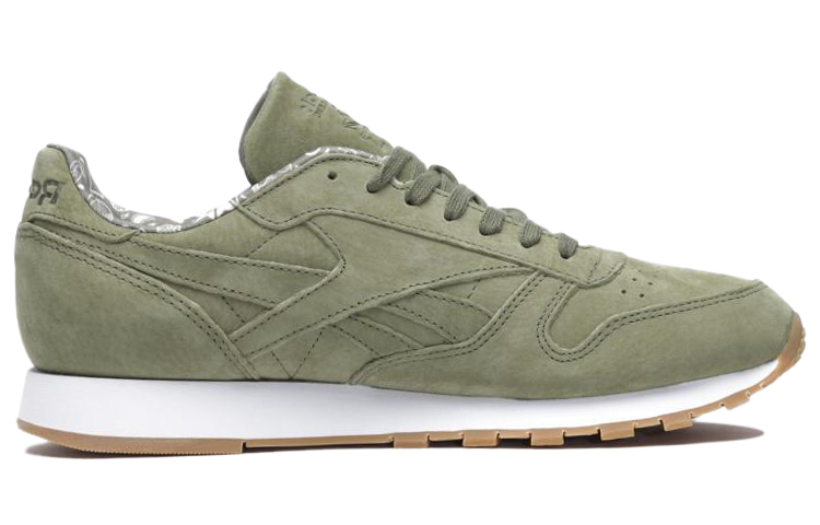 Order 銳步經典皮革Tdc耐磨低筒跑步鞋男款橄欖綠