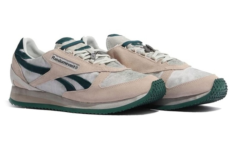 Lookbook Reebok Classic Leather x Randomevent 'Blanco Crema Verde' GW7204
