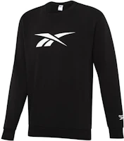 Reebok Classic Logo Print Crewneck Sweatshirt Unisex Black GR8472 Reebok Classic Logo Print Crewneck Sweatshirt Unisex Black GR8472
