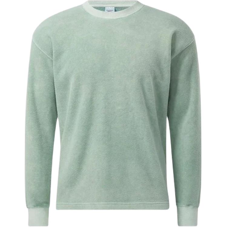 Reebok Classic Natural Dye Crewneck Sweatshirt Harmony Green Unisex Soft Comfort 19726903