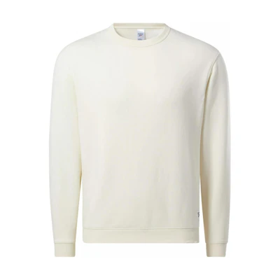 Reebok Classic ND Fleece Crew White Relaxed Fit Pullover Sweatshirt 100036840