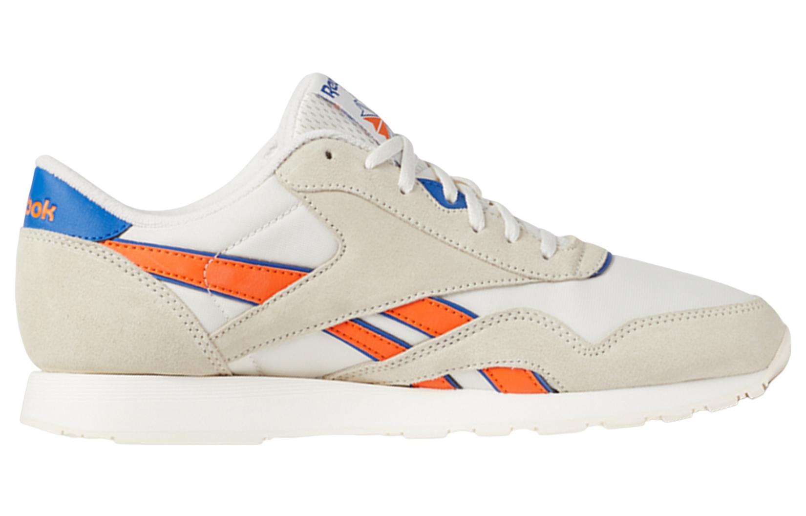 Order リーボック クラシック ナイロン ベージュ/ブルー/オレンジ GY7277