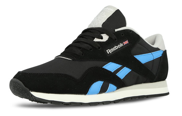 Lookbook Reebok Classic Nylon 'Hitam Biru' - Sepatu Sneakers M46536