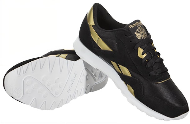 Reebok Classic Nylon 'Negro Oro Mate' DV6593 Shop Reebok Classic Nylon 'Negro Oro Mate' DV6593